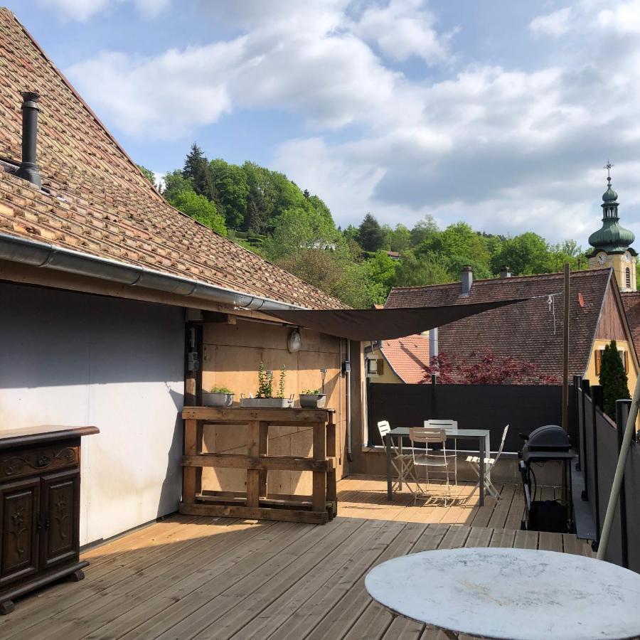 Appartement Vintage A L Ancienne Forge Muhlbach-sur-Munster エクステリア 写真